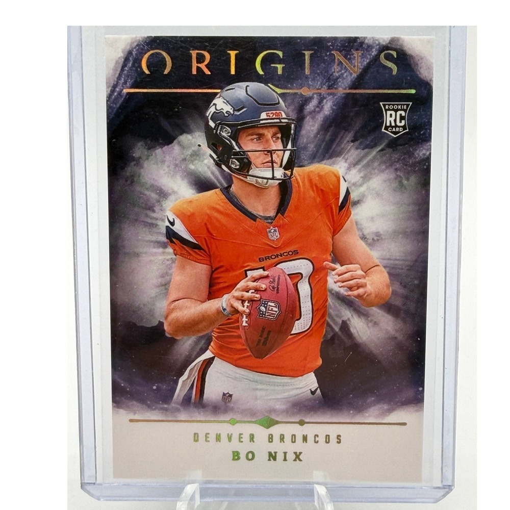Bo Nix Rookie Card 2024 Panini Origins Football RC #149 NFL Denver‎ Broncos QB